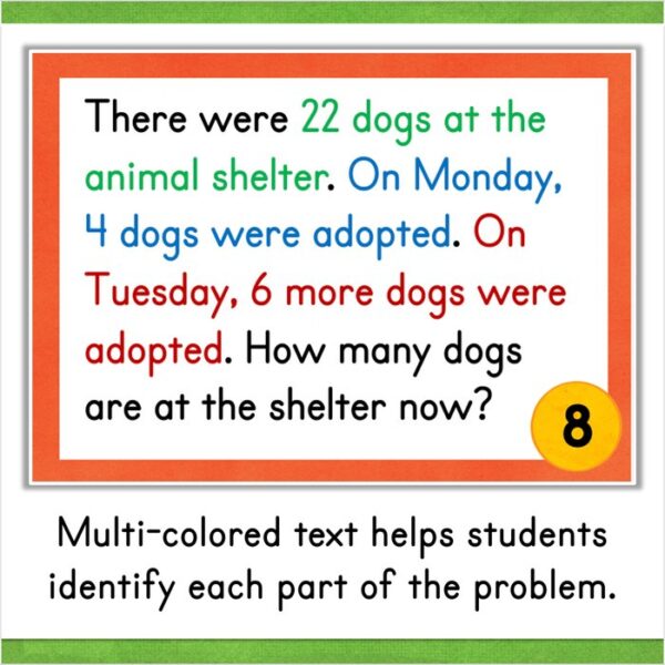 2 step word problems task cards